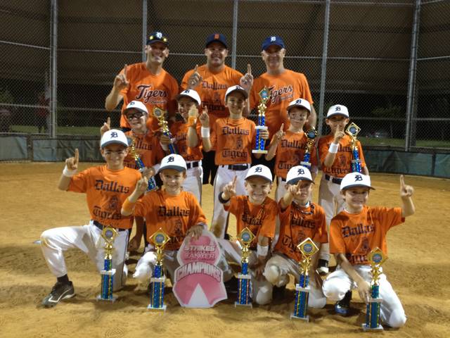 8U Dallas Tigers win McKinney Baseball Tournament