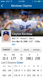 Clayton Kershaw - baseball